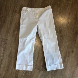 Laundry White Cropped Pants